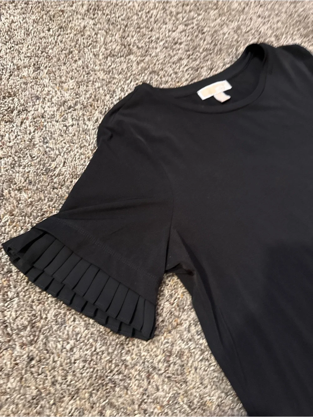 Michael Kors Black Short Sleeve Shift Dress